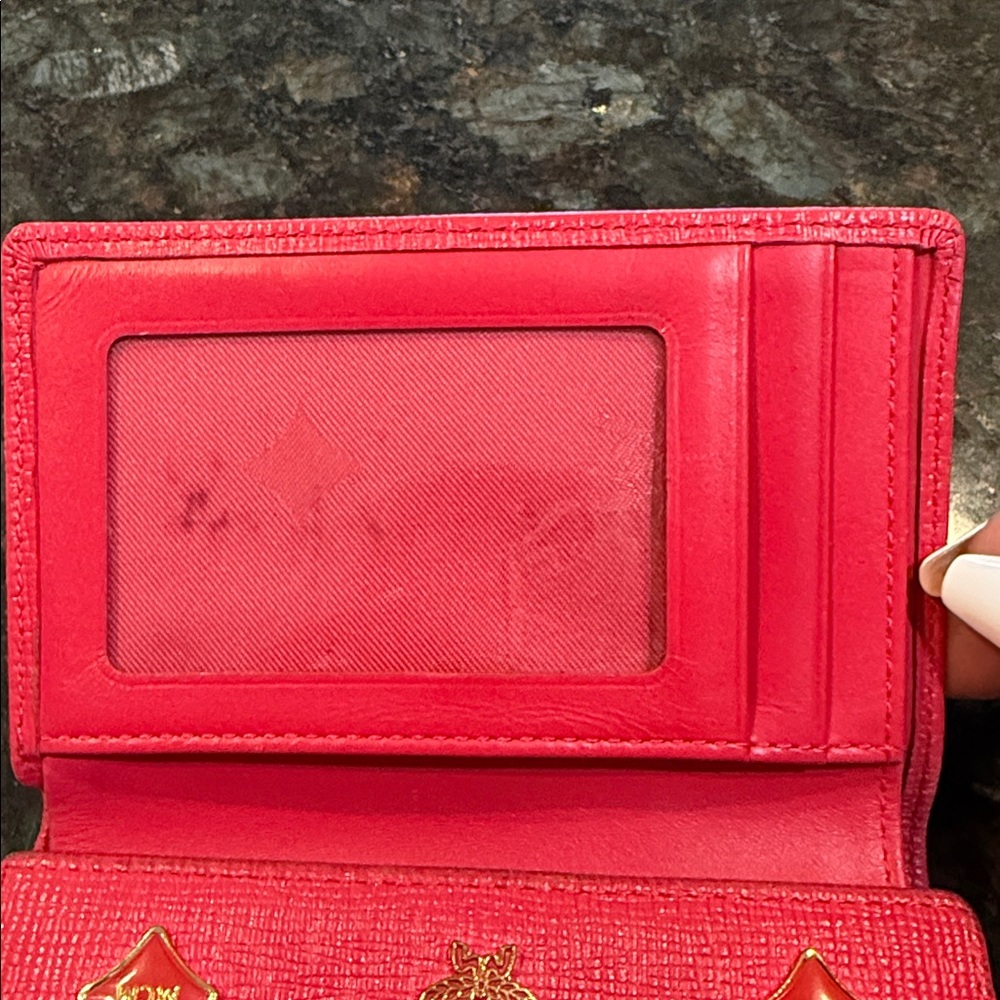 VINTAGE MCM TRIFOLD CHARM WALLET - Picture 6 of 12